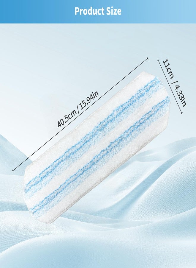BYOFI 15 Pack Microfiber Mop Pads for O-Cedar H2prO Flat Mop System, Washable and Reusable Mop Replacement Heads for Floor Deep Cleaning, Mop Pad Refills for Wet Dry Floor - Image 5